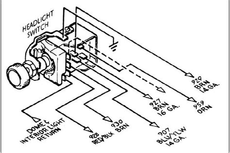 00 dakota headlight switch wiring diagram 